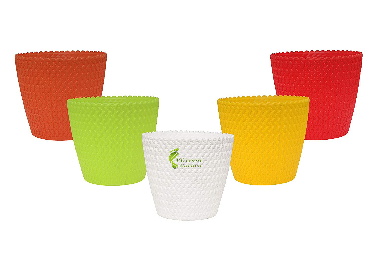 cloura Indoor outdoor decor Planter Set of 4 Pcs multi Color